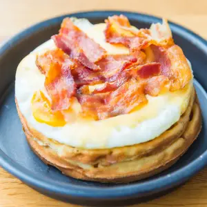 Pancakes with Bacon & Eggs